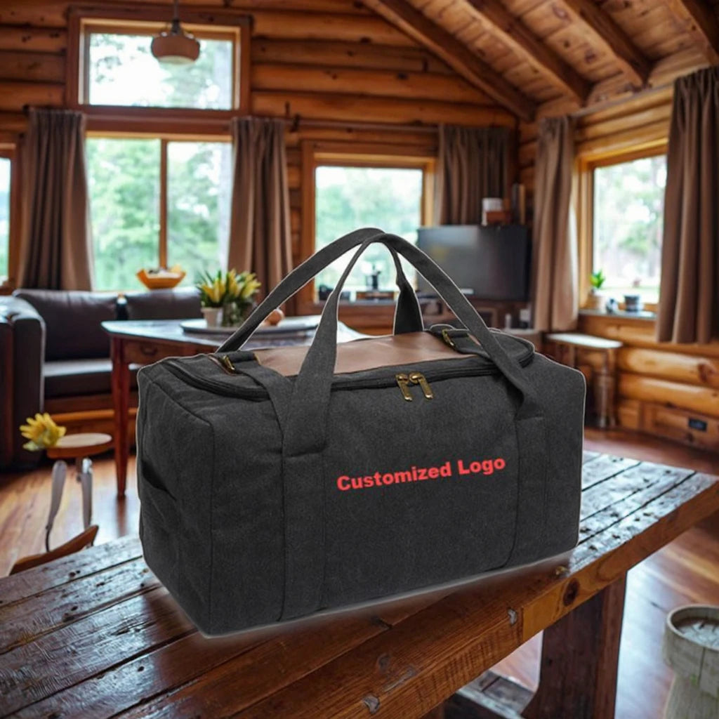 Evercredit Large Travel Duffel Bag Portable Zipper Closure Gym Sports Tote for Men and Women Overnight Carry-on for Weekends
