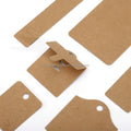 Wholesale 350 Gsm Brown Kraft Paper Jewelry Hanging Display Earring Card  Jewelry Packaging Bracelet Necklace Cards