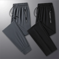 Men's Summer New Ultra-thin Cool Breathable Pants Sports Casual Pants Men's Large Size Elastic Loose Pants