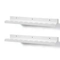 Set of 2 Wooden Floating Shelves Wood Book Shelves for Bedroom Nursery Room Decor Floating Bracket Floating Shelf