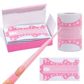 Misscheering 50/100Pcs Butterfly  Pink Shape Nail Art Tips Form Extension  Guide Sticker French DIY Acrylic UV Gel Manicure Tool
