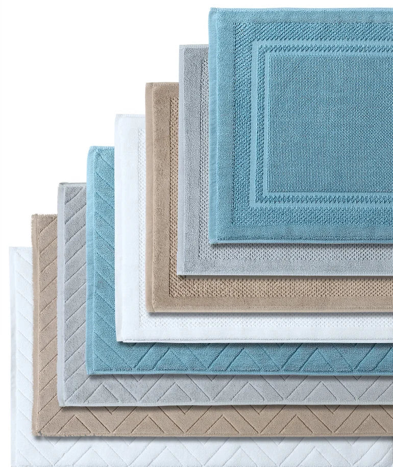 Wholesale Jacquard Thick Shower Bath Mats for Bathroom Non slip Mat Cotton Custom