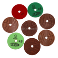 4 Inch Durable Quality  Diamond Resin Polishing Pad Wet Use for Grinding Marble and Granite Stone