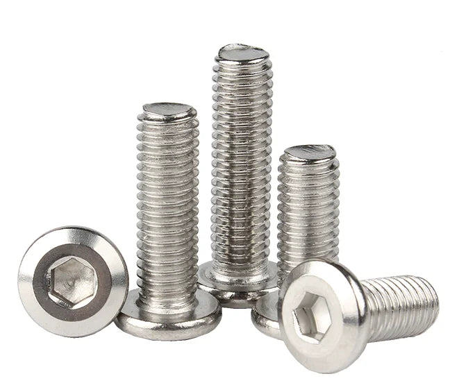 M3 M4 M5 M6 M8 304 Stainless Steel Large Flat Hexagon Allen Socket Head Screw