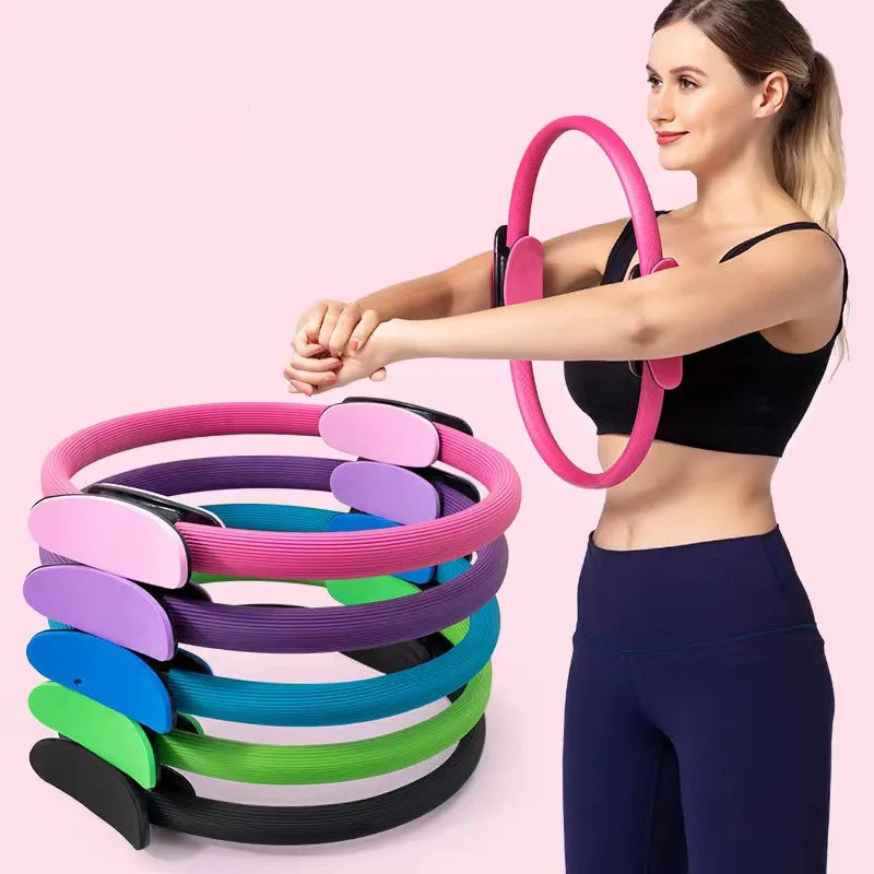 CW PLSR001 Multi-use Eco Strong Resistance Yoga Pilates Ring Fitness Pilates Ring Circle