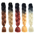 Chinese Factory Direct Sell 24 Inch 100g Jumbo Braiding Hair Extension Dyed Synthetic Micro-loop with Multiple Colors Available