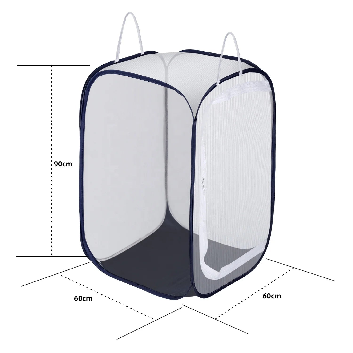 High Quality 60x60x90cm Large Pet Cage Folded Butterfly Cage Plant Cultivation Greenhouse Insect Butterfly Mosquito Cages