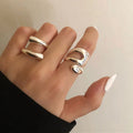 Adjustable Open Ring Copper Cute Animal Rings for Men Women Couple Valentines' Day Birthday Gift
