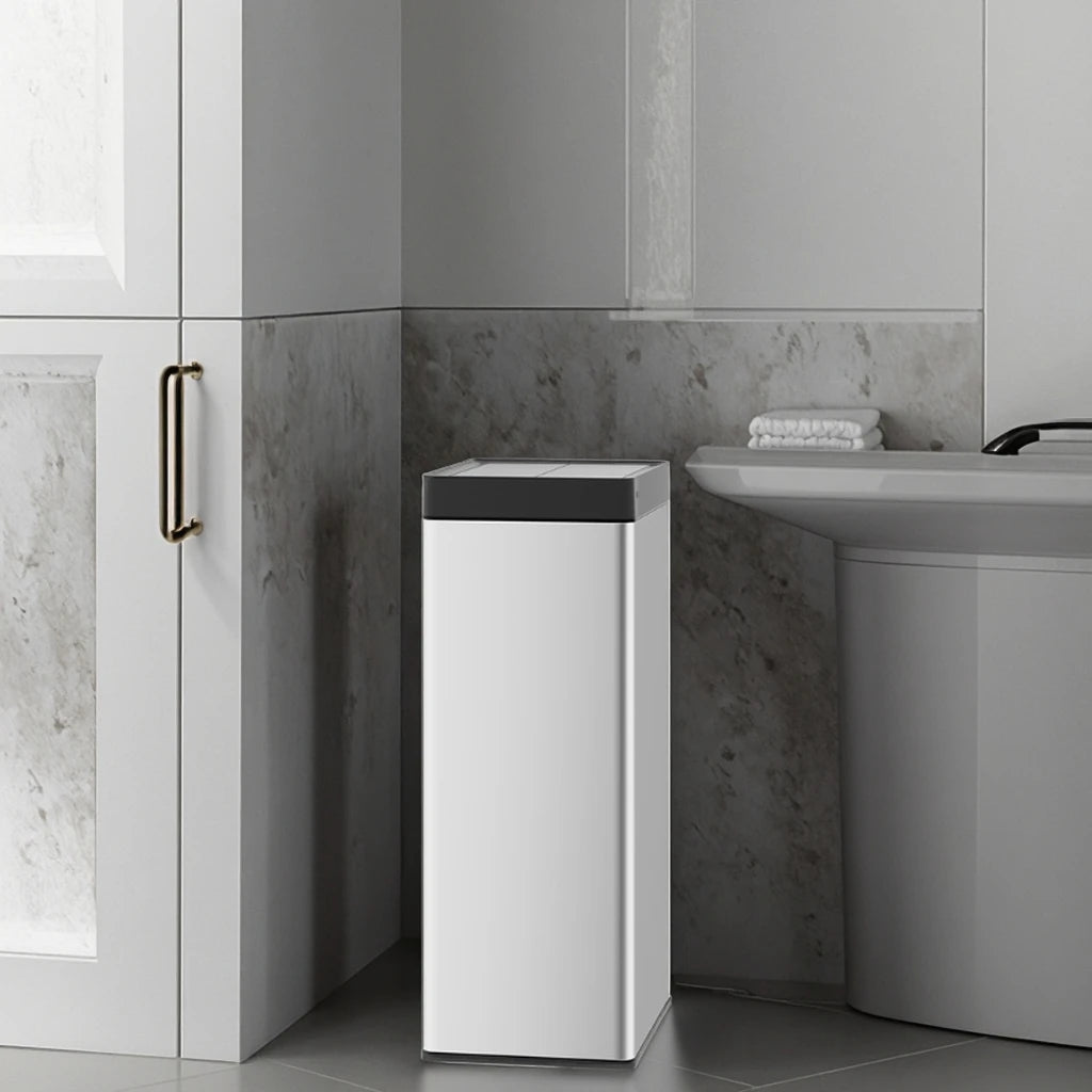 Factory Direct 30L Stainless Steel Intelligent Trash Can Sensor Lid Low Noise Long Battery Life for School Restaurant