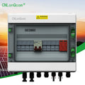 CNLonQcom Outdoor Solar PV Combiner Box 12 Way DC 500V 4 in 1 Out IP65 Waterproof Circuit Breaker Box