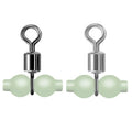 High Strength Luminous Stainless Steel Corrosion-resistant Barrel Fishing Accessories Ring Connector Rolling Swivel Sea Fishing