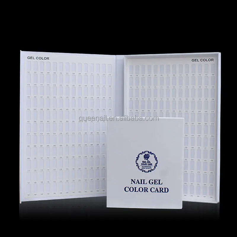 120/216/308 Nail Color Display Book Palette Varnish Practice Board Manicure Tool Color Show Nail Art Gel Polish Color Chart