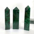 Wholesale Natural Malachite Stone Healing Charoite Point Gemstone Malachite Tower Crystal Points