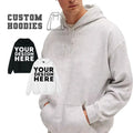 Custom 400 GSM Men's Oversized Pullover Hoodie Ed Hoodie & Sweatshirt Plain Dyed Technique