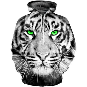 Fitspi 3D Digital Print Pullover Hoodie Wholesale Custom Mens Hooded Sweatshirt Trendy Design