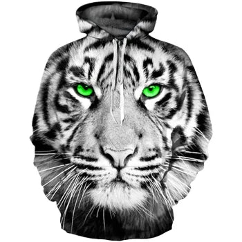 Fitspi 3D Digital Print Pullover Hoodie Wholesale Custom Mens Hooded Sweatshirt Trendy Design