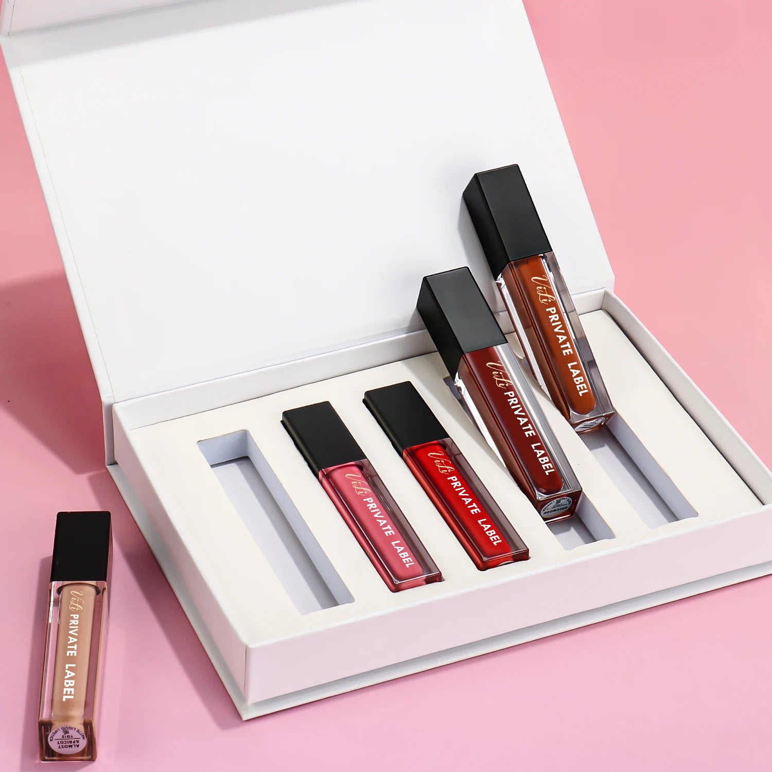 Wholesale Vegan Creamy Lip Gloss Set Private Label Moisturizer Lip Glosses Makeup Beauty
