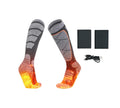 Men Electrical Heated Socks Winter Rechargeable Battery Thermal Heated Socks