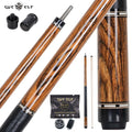 Cueelf Billiards Pool Cues Real Lizard Skin Wrap Caliburn Wood Lmitate Lvory Ring  Pool Billiard Cue 12.5mm Tip Size 58 Inches