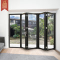 Oscaracso Smart Outdoor Garden Sliding Aluminum Patio Roll Pelcula Para Vidrio Electric Tint Door Smart PDLC Film Folding Door
