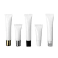 Empty Lip Gloss Squeeze Tubes White Plastic Soft Lip Balm Cosmetic Packaging Private Label 10g 15g 20g Squeeze Lipgloss Tubes
