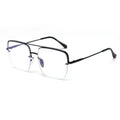 2024 Round Thick Double Bridge Mens Metal Fashion Displays Designer Eyewear Eyeglass Optical Frames Eyeglasses for Men