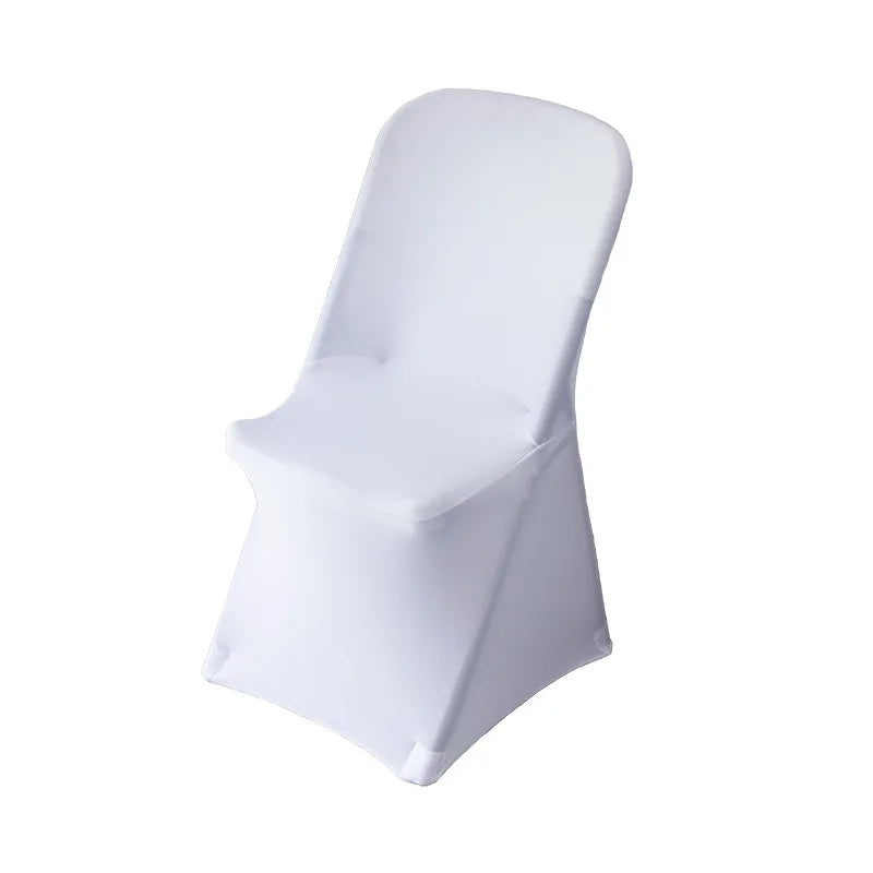 30pcs White Washable Party Banquet Wedding Spandex Folding Chair Cover