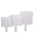 RubySub MDF Memorial Paddle Fans Wood Graduation Sublimation Paddle Fan Board Blanks