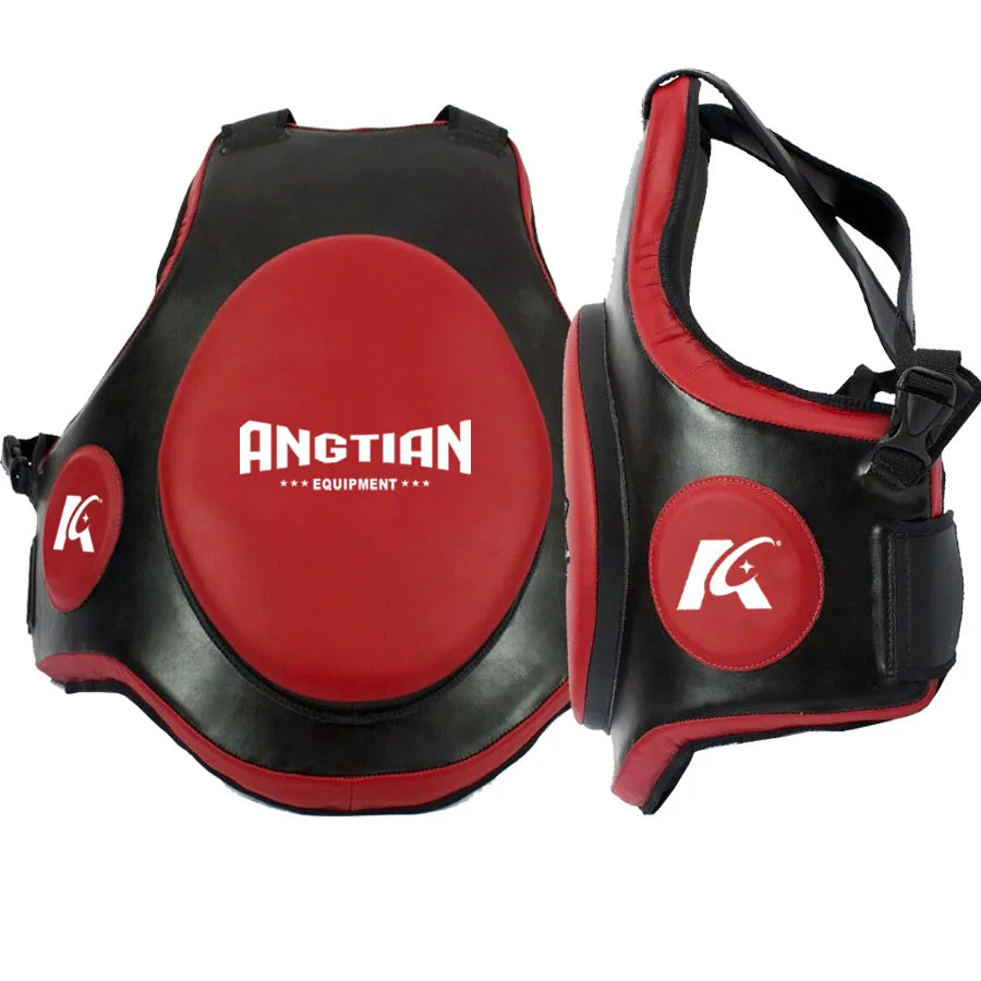 ANGTIAN Factory Boxing Chest Guard Muay Thai Fight Sports Heavy Hitter Boxing Body Protector