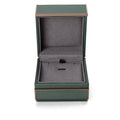 2024 Pu Leather Green Polygonal Jewelry Ring Pendant Box Wholesale Jewelry Shipping Box with Custom logo