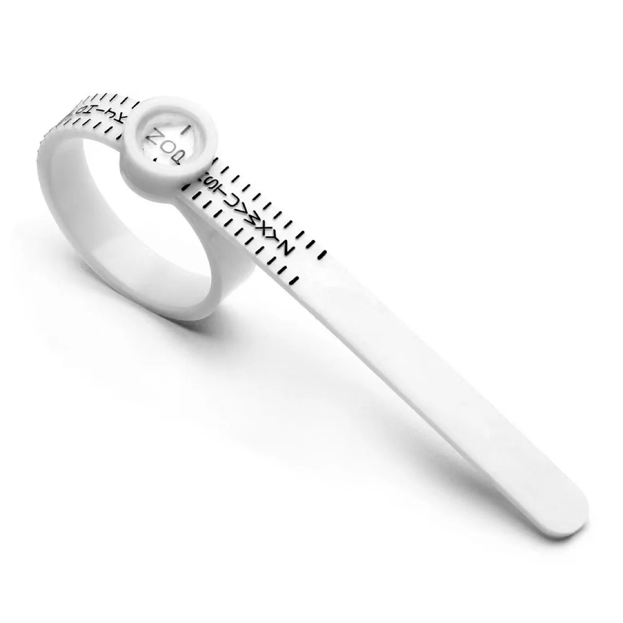 Hot Sale Cheap Ring Size with Magnifying Glass US EU UK Ring Size Custom logo Ring Sizer Plastic