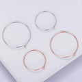 925 Sterling Silver Earring Loop Hook 18K Gold Plated Fashionable Nature Pearl DIY Jewelry Jewelry Findings Components