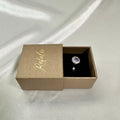 Custom Logo Luxury Fancy Craft Paper Small Black Jewelry Box Drawer Jewelry Packaging Box Paper Jewelry Boxes
