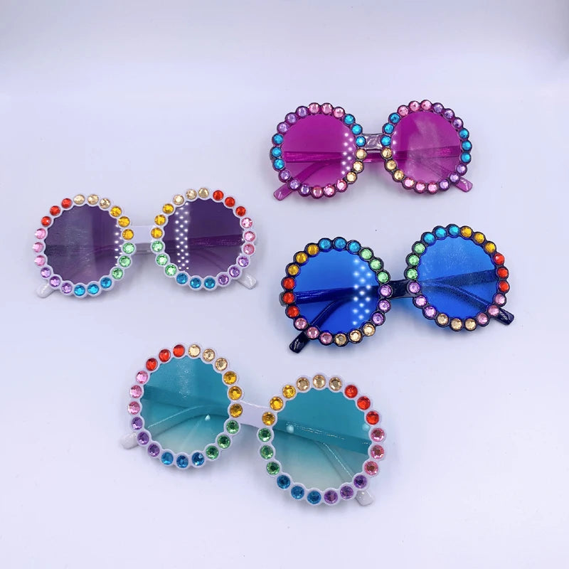 Lucky UV400 Kids Shades Sunglasses Fashion Round Shape Sunglasses for Children