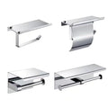 Rustproof 304 Stainless Steel Toilet Paper Holder Waterproof Wall Mounted Bathroom Tissue Storage Rack