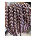 AA Grade Freshwater Flat Kasumi Pearls Wholesale Natural Round Good Luster Very Clean Surface 12-14 mm Baroque