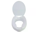SUNCARE Homecare Safety 2 Inch PP Durable Disabled Raised Toilet Seat with Lid for Elderly
