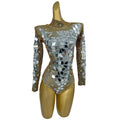 Sexy Glitter Crystal Women One Piece Jumpsuits Live House Singer Performance Dancing Clothes Nightclub Party Bodycon Bodysuits