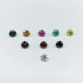DEF Round Colored Moissanite Diamonds D Color Loose Lab Created Moissanite 5mm 6.5mm8mm Moissanite for Jewelry Making