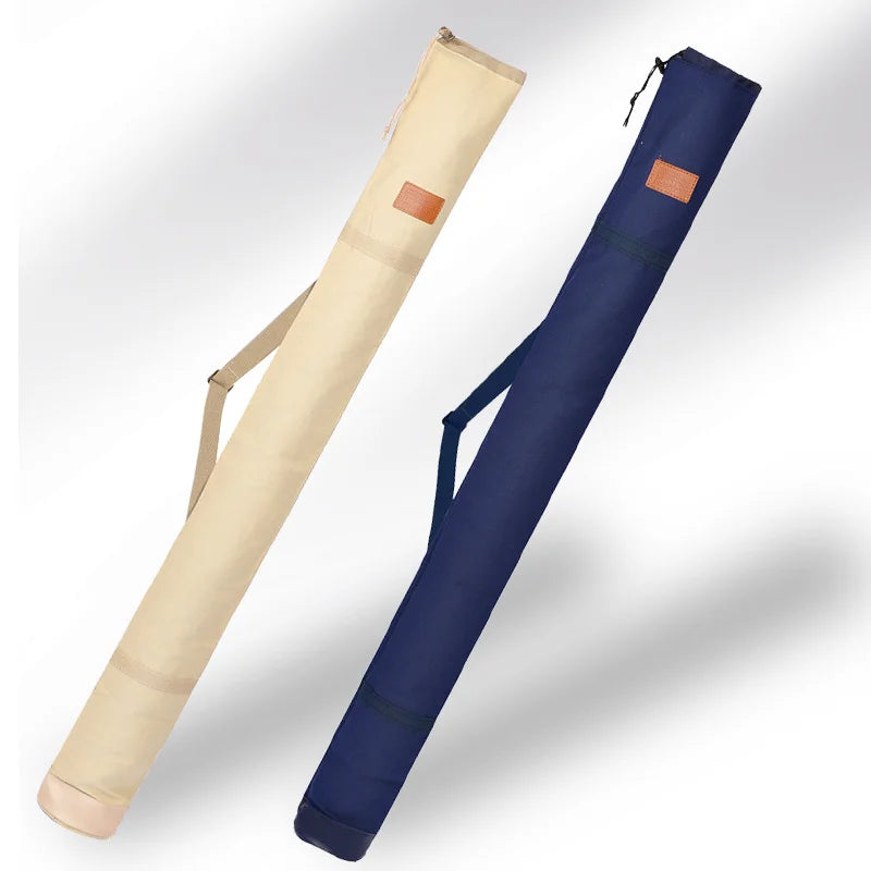 Folding Home Waterproof Fishing Rod Bag Large Capacity Canvas Fishing Umbrella Case Fishing Gear Accessories Bag