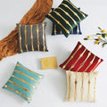 Luxury Gold Printed 45x45cm Decorative Velvet Bronzing Throw Pillow Case Soft Sofa Seat Car Cushion Cover