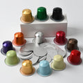 500Pcs Disposable Nespresso Compatible Coffee Espresso Pods Empty Aluminum Foil Capsule with Heat Foil Sealing Lids