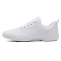 0.12kg Light White Competitive Athletic Dance Shoes Cheerleading Sneakers Line Dancing Cheer Shoes