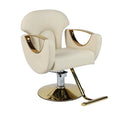 Hot Selling Salon Furniture Reclining Barber Chair Adjustable Golden Barber Chair Beauty Salon