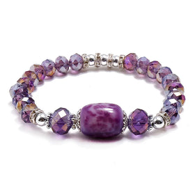 Wholesale Fashion Imitated Crystal Beads Adjustable Trendy Women's Charm Bracelets for Wedding & Party