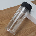 Bpa-free Custom Wholesale logo clear Glass Water Bottle with Tea Infuser