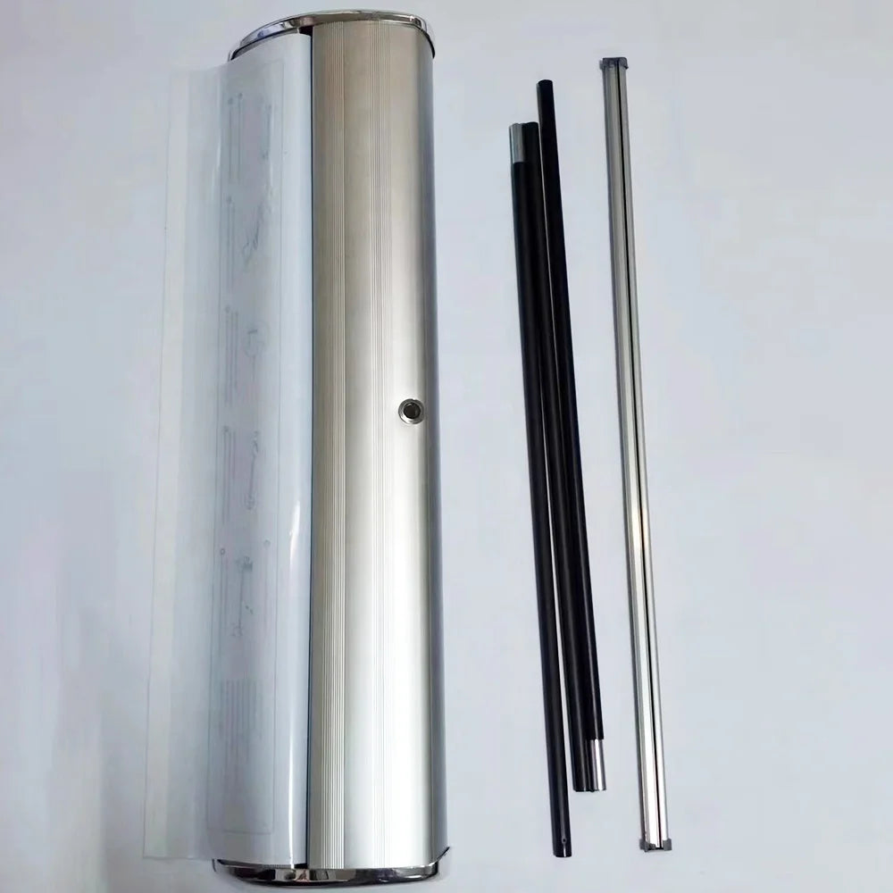 2026 Wholesale Plastic Broad Base Roll up Stand for Advertising