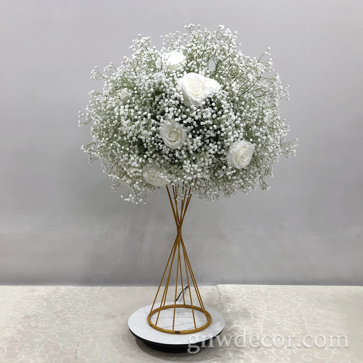 Decorative Table Baby Breath Centerpiece Arrangement Wedding Decoration Ball Artificial Gypsophila Flower Ball