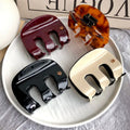OEM French Luxury M-Shape Hair Claw European Style Acetate Hairpins Girls Sweet Cartoon Hair Accessories Party Hair Decoration