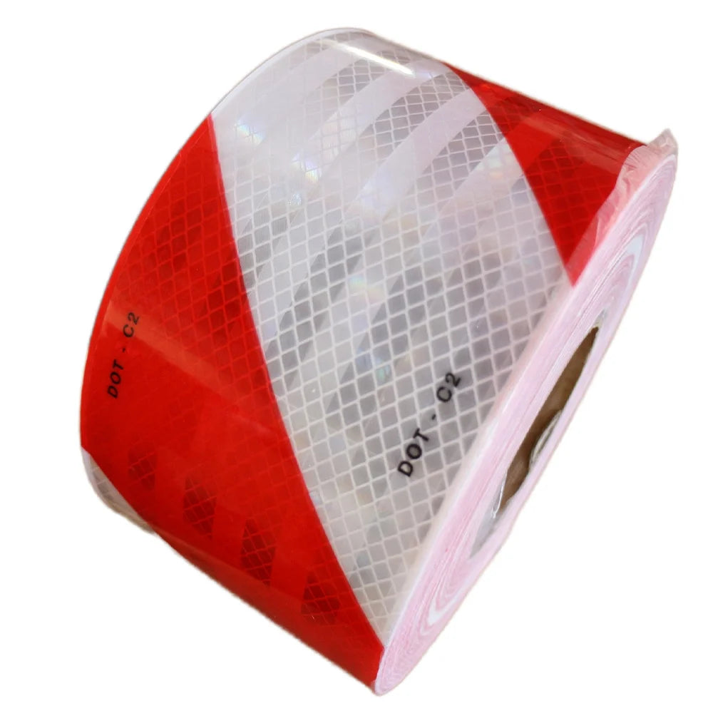 Construction Barricade Caution Ribbon Tape Safety Hazard Warning Barrier Tape Rolls Reflective Barrier Tapes